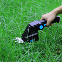 2 w 1 elektryczne nożyce do żywopłotu Cordless 3.6V USB gospodarstwa domowego kosiarka do trawy akumulator pielenie ścinanie kosiarka narzędzia ogrodnicze 6